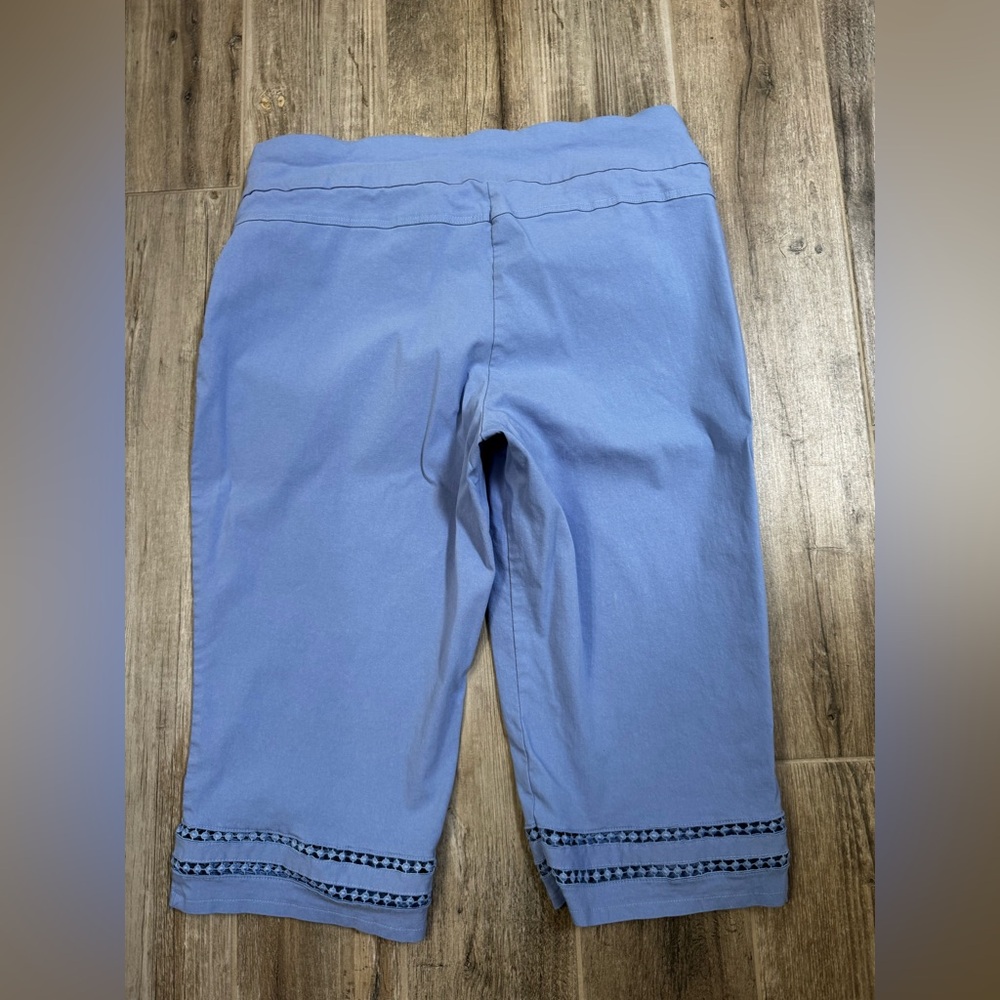 Ruby Rd. Women's Periwinkle Capris/Clamdiggers Wi… - image 5
